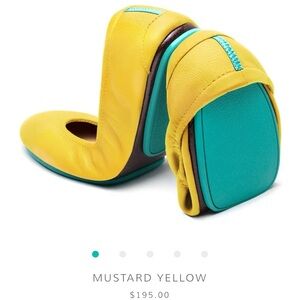 Tieks Women’s Flats in Mustard Yellow